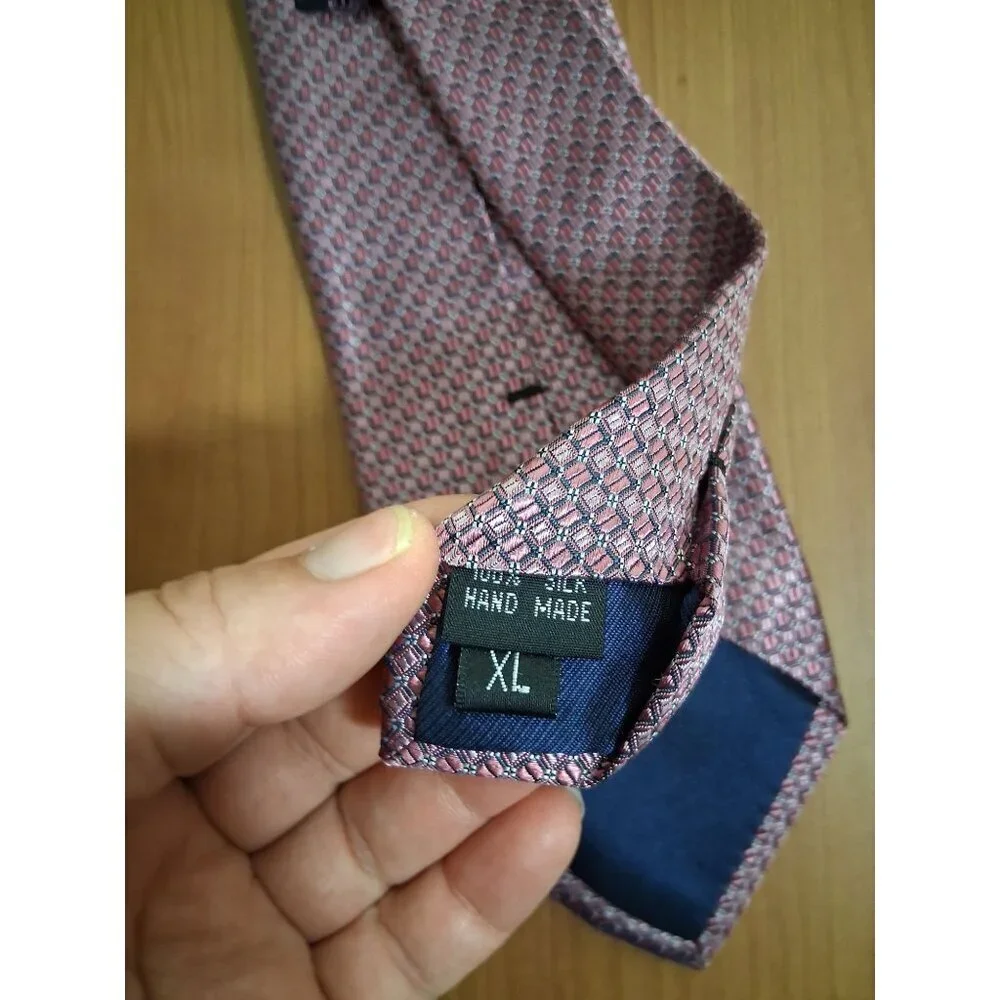 Bruno Piattelli Tie 100% Silk Extra Long Business Casual Pink Men's 66.5